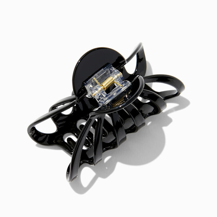 Black Large Clamshell Hair Claw,