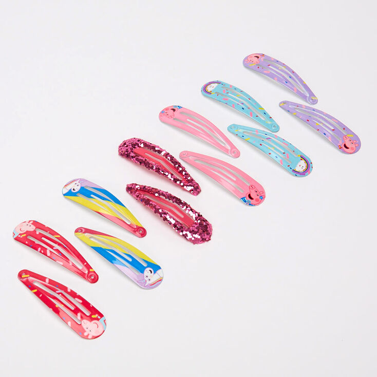 Peppa Pig&trade; Snap Hair Clips Wheel - 12 Pack,