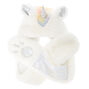 Unicorn Hood With Paw Mittens - White,