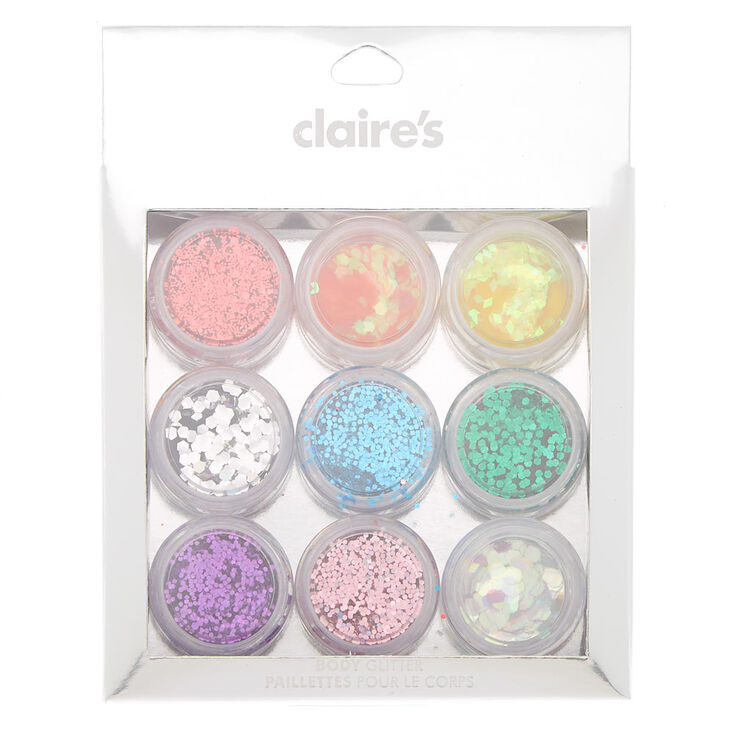 Paillettes pour le corps arc-en-ciel,