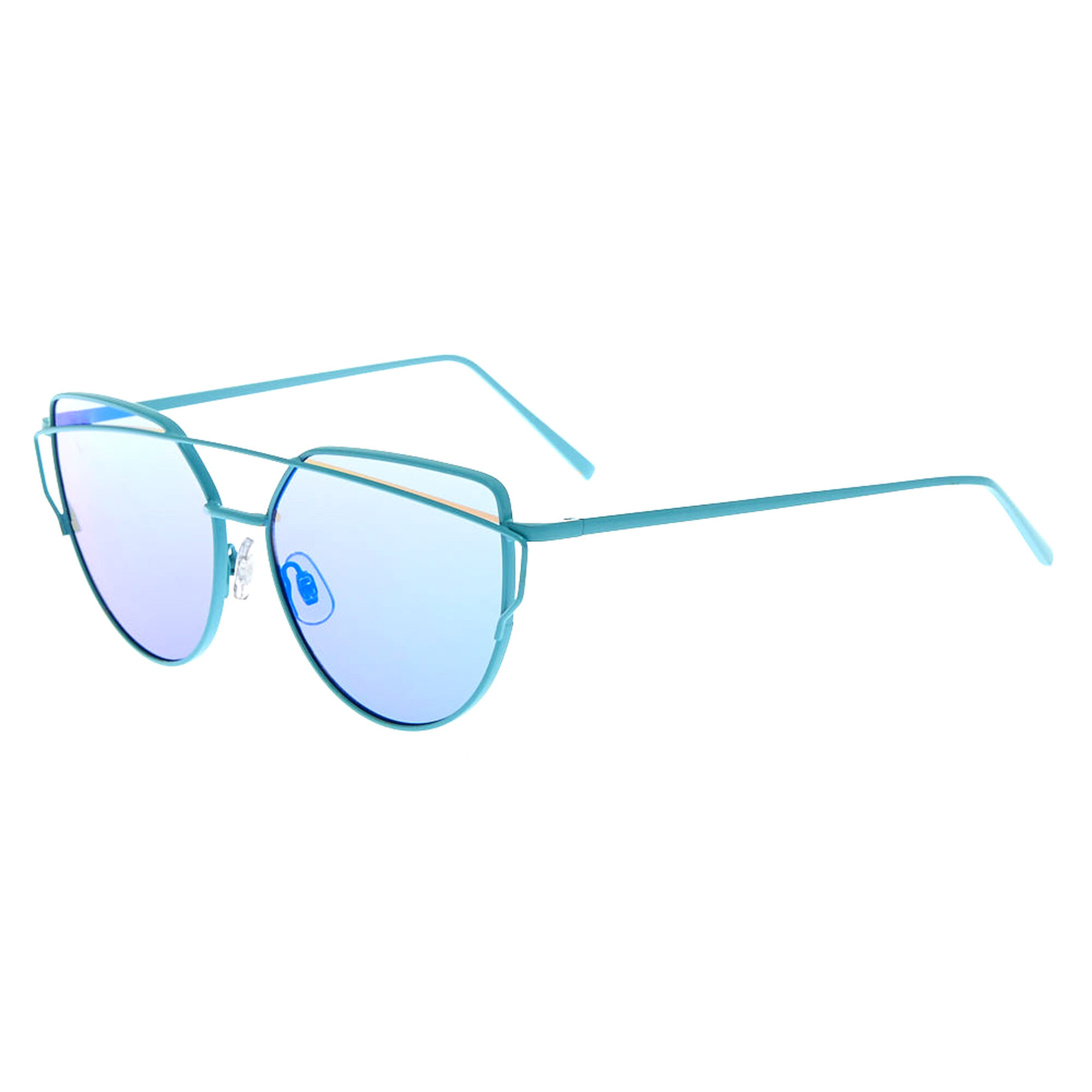 Blue Mirrored Cat Eye Sunglasses Claire S Us