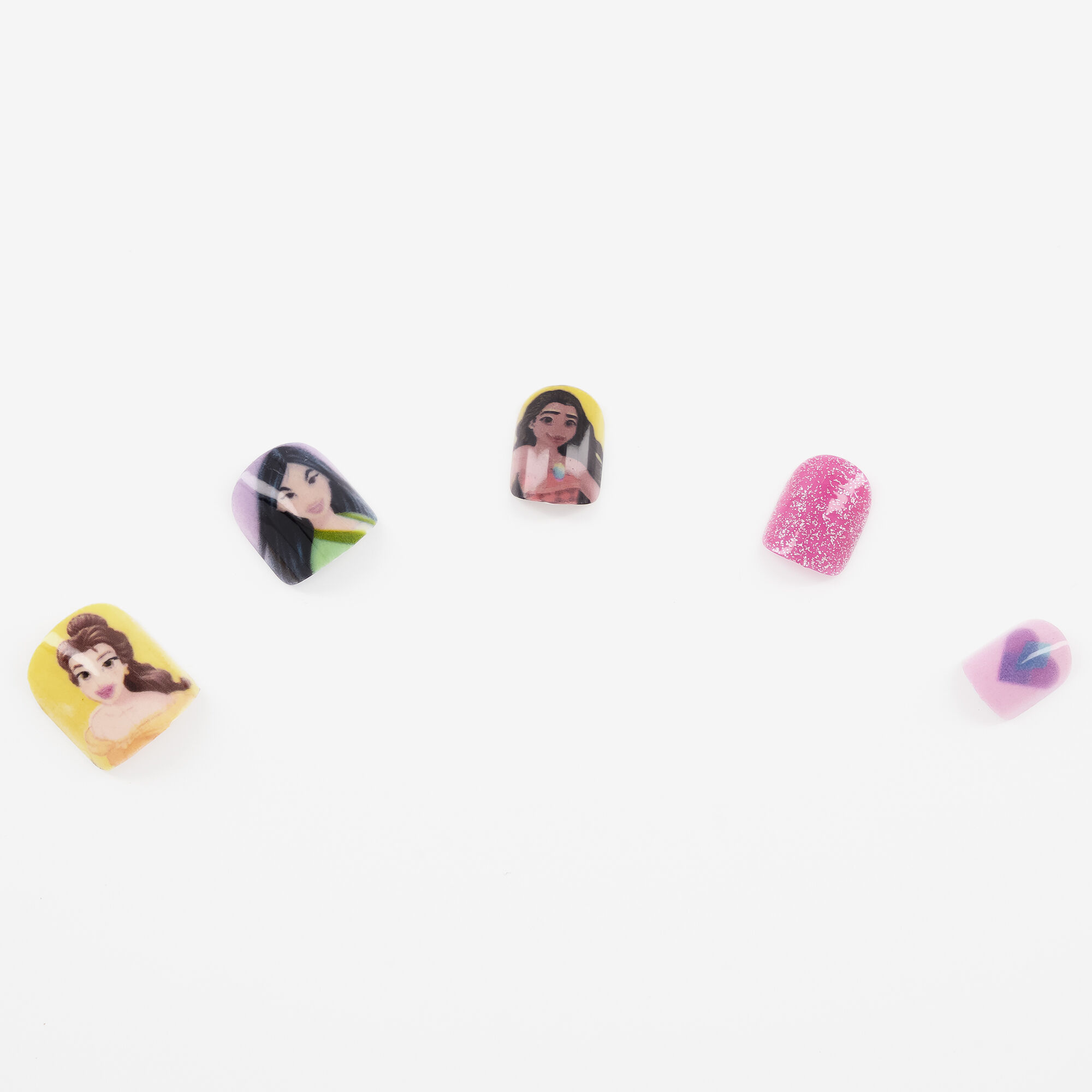 Faux ongles autocollants carrés ©Disney Princess - Lot de 18,