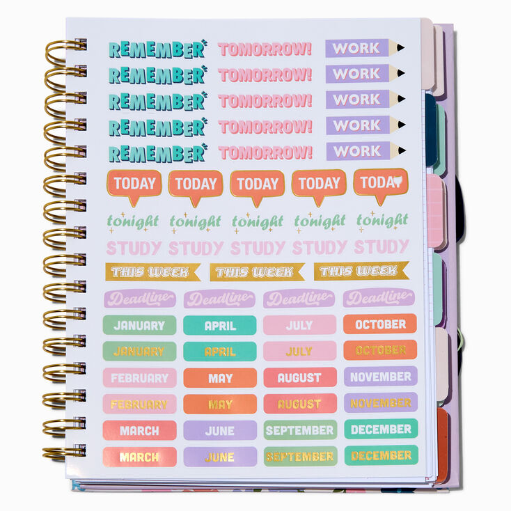 &quot;Good Days Ahead&quot; Floral Weekly Planner,