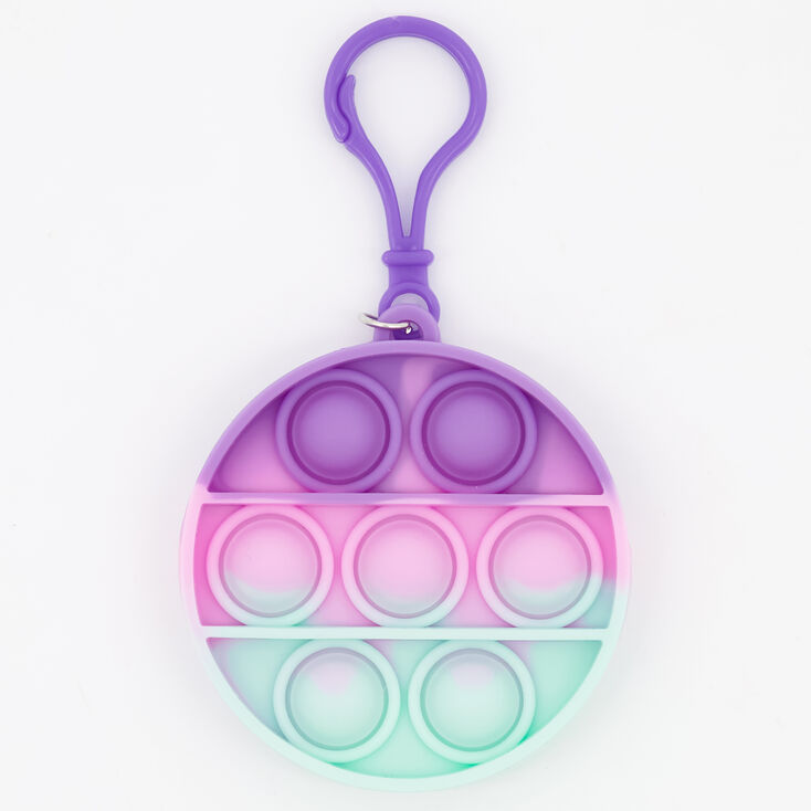 Jouet fidget Push Poppers porte-cl&eacute;s pastel - Les mod&egrave;les peuvent varier,