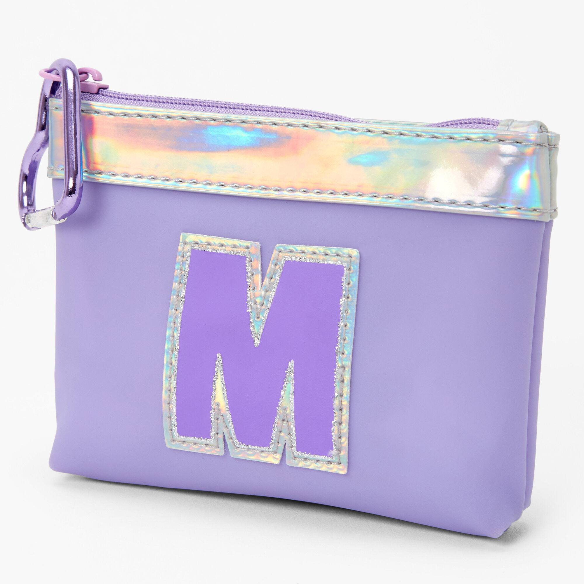 Initial Coin Purse Purple M Claire s US