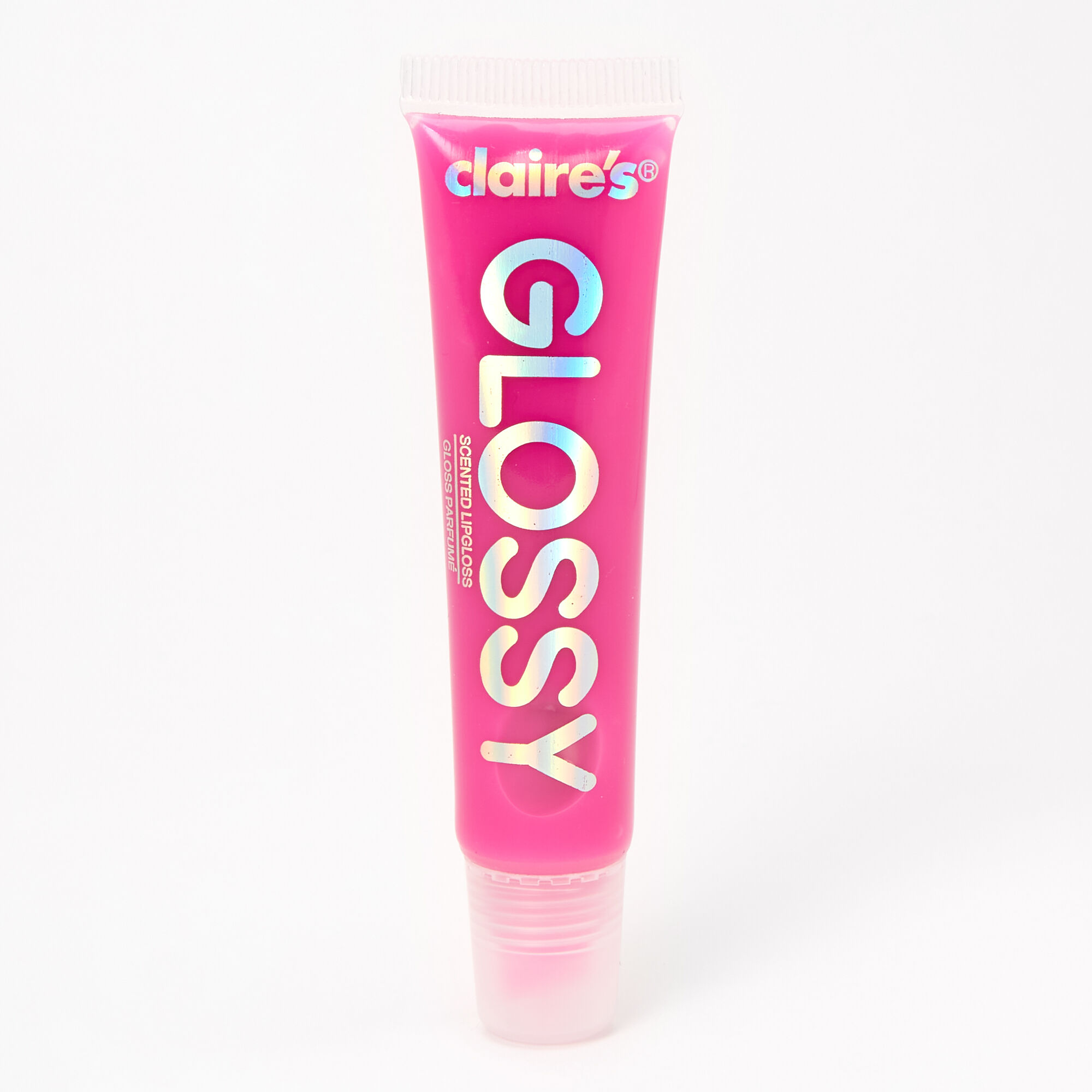 View Claires Glossy Lip Gloss Hot Pink information