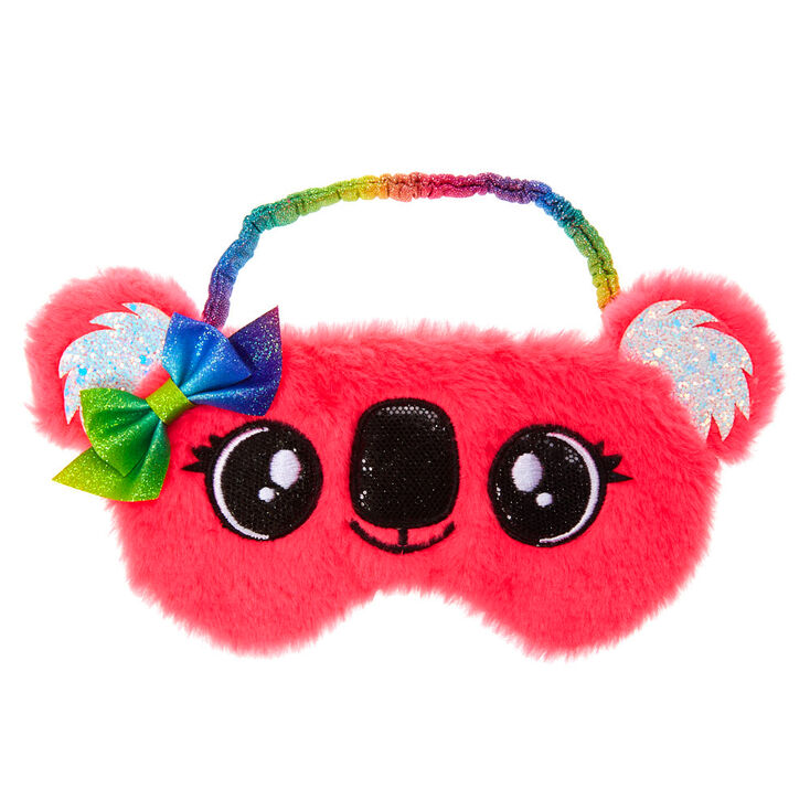 Claire's Masque de sommeil Kelly le koala - Rose