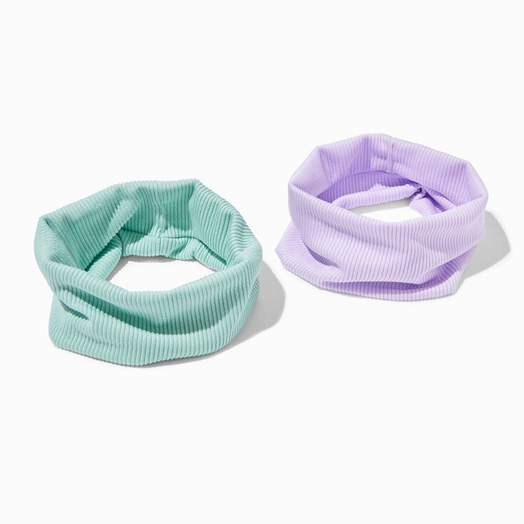 Purple &amp; Green Headwraps - 2 Pack,