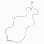Gold-tone Zodiac Constellation Pendant Necklace - Pisces,