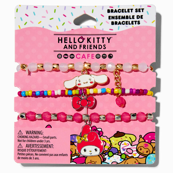Hello Kitty Faux Pearl Charm Bracelet