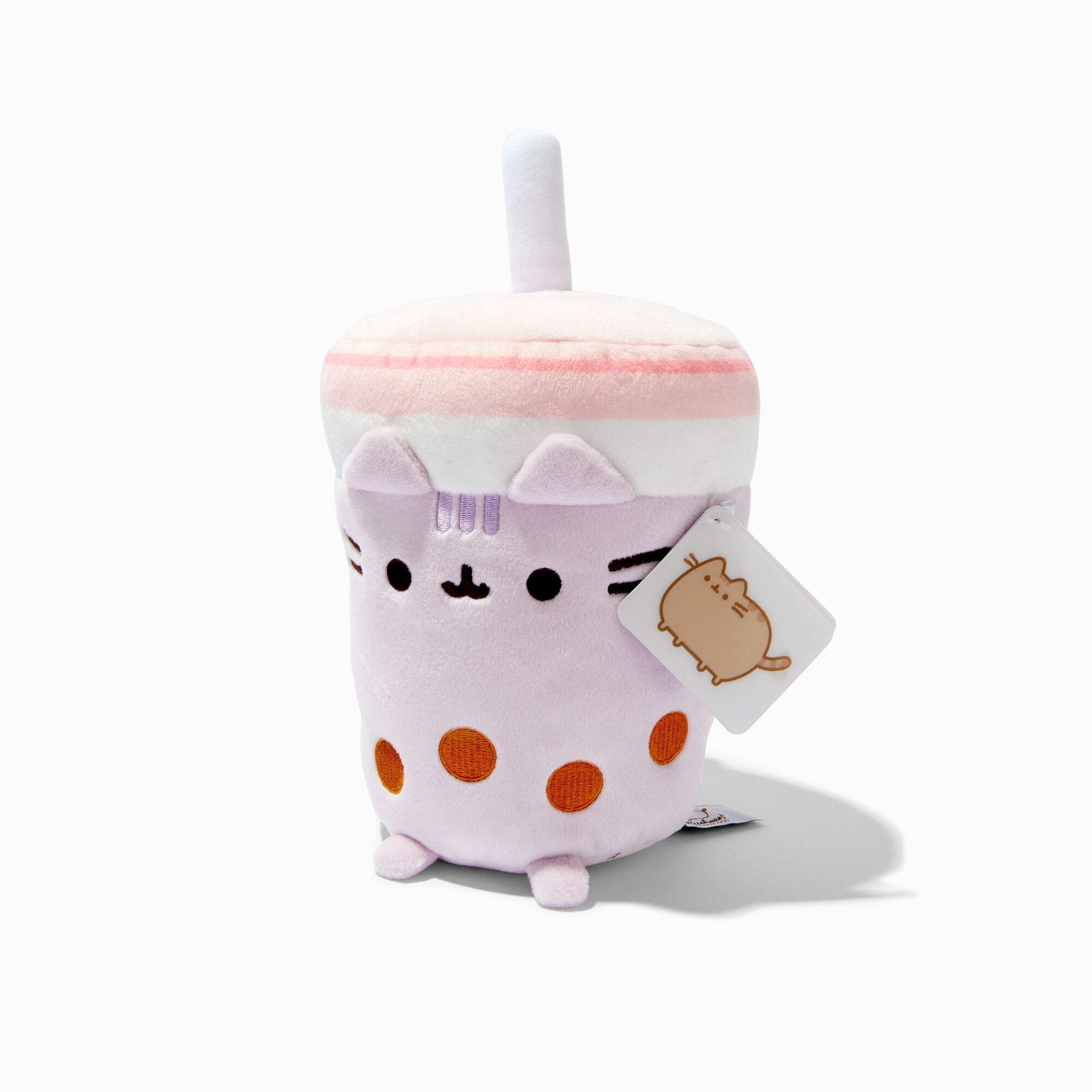 View Claires Pusheen 95 Boba Tea Soft Toy Lilac information