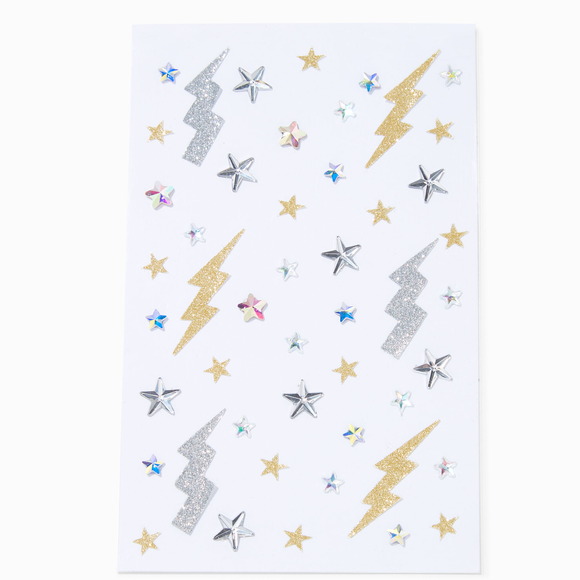 Multicolored Celestial Gemstone Body Stickers Claire s