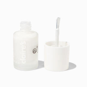 Matte Effect Vegan Nail Polish - White,