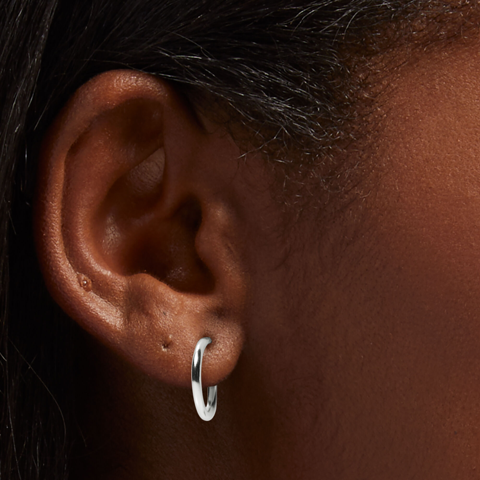 Sterling Silver Hoop Earrings