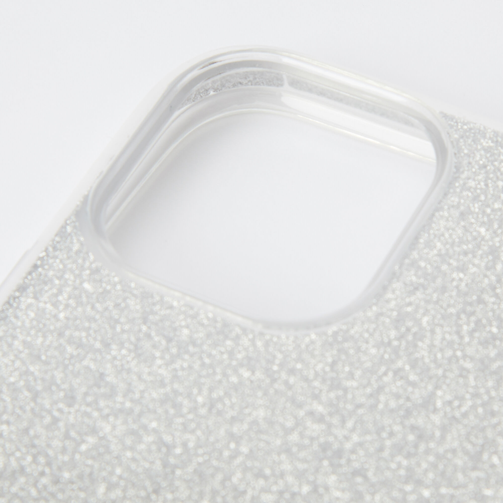 Coque de protection pour portable à paillettes argentées - Compatible avec iPhone® 11 Pro Max,