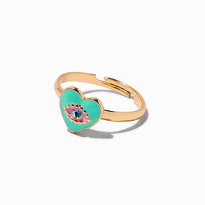 Claire&#39;s Club Evil Eye Icon Rings - 5 Pack,