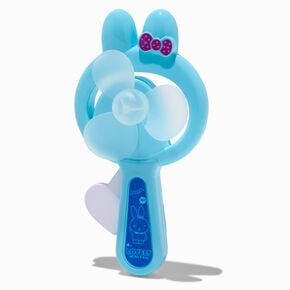 Blue Bunny Hand Crank Fan,