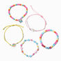 Mixed Pastel Bracelet Set - 5 Pack,