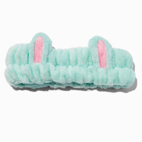 Teal Bunny Furry Makeup Headwrap,
