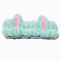 Teal Bunny Furry Makeup Headwrap,