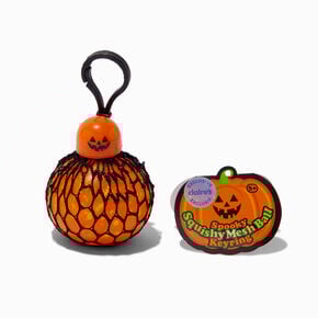 Claire&#39;s Exclusive Spooky Squishy Mesh Ball Fidget Toy Keyring,