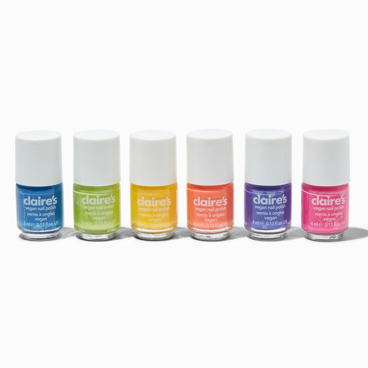 Neon Mini Nail Polish Set - 6 Pack,