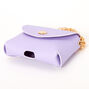 Pastel Lavender Mini Purse Earbud Case Cover - Compatible With Apple AirPods&reg;,