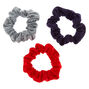 Claire&#39;s Club Small Old School Hair Scrunchies - 3 Pack,