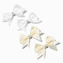 Claire&#39;s Club Pearl Satin Hair Bow Clips - 4 Pack,