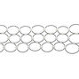 Pearl Three Row Tattoo Choker Necklace - Black,