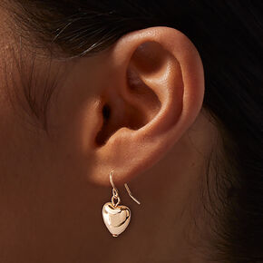 Boucles d&rsquo;oreilles empilables cupidon couleur dor&eacute;e - Lot de 9,