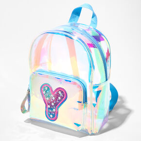 Holographic Initial Mini Backpack - Y,