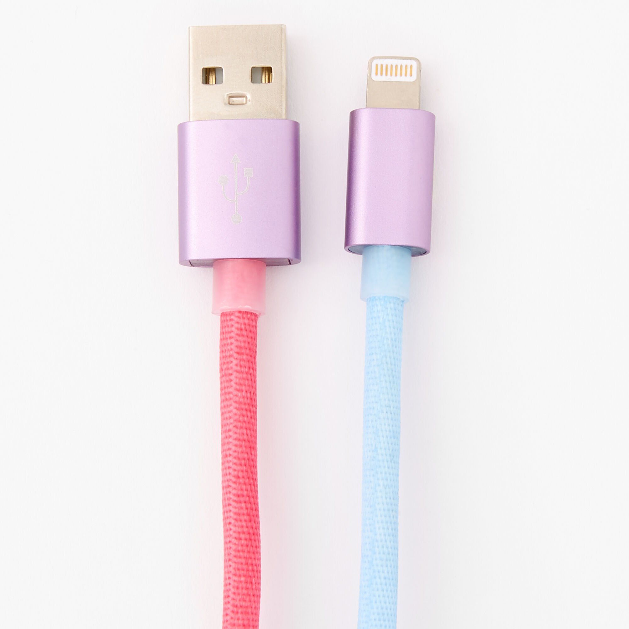 Claire's Câble de chargement USB 3 mètres - Pastel