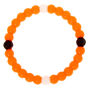 Neon Fortune Stretch Bracelet - Orange,