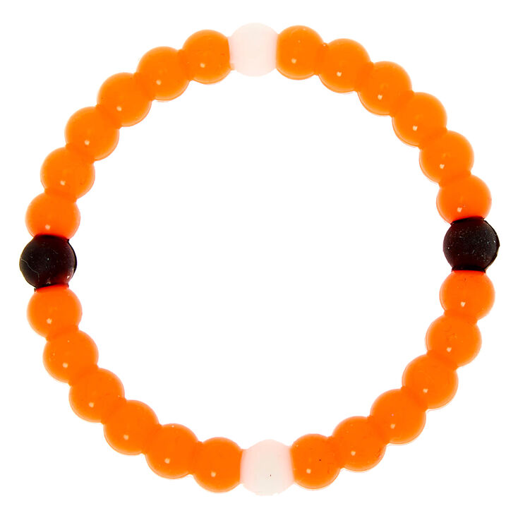 Neon Fortune Stretch Bracelet - Orange,