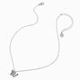 Silver-tone Butterfly Pendant Necklace,