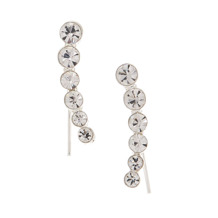 Claire's Bijoux d'oreille à strass effet gradué