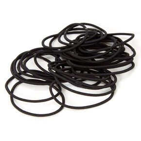 Black Lurex Hair Ties - 30 Pack,
