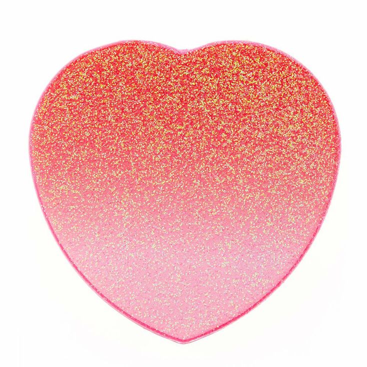 Palette de maquillage c&oelig;ur paillet&eacute;,