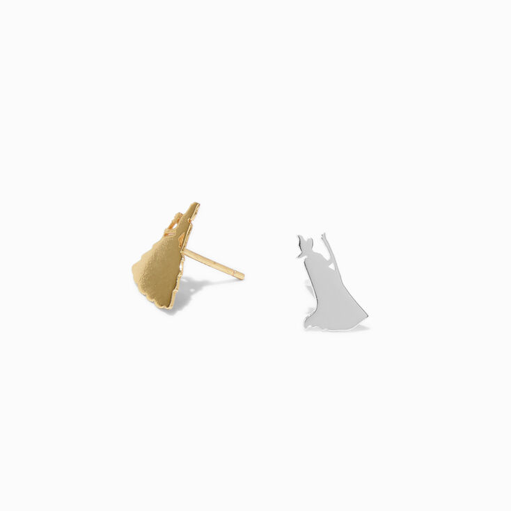 Wicked&trade; Claire&#39;s Exclusive Sterling Silver Glinda &amp; Elphaba Stud Earrings,