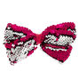 Claire&#39;s Club Reversible Sequins Hair Bow - Pink,