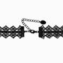 Black Diamond Lace Choker Necklace,