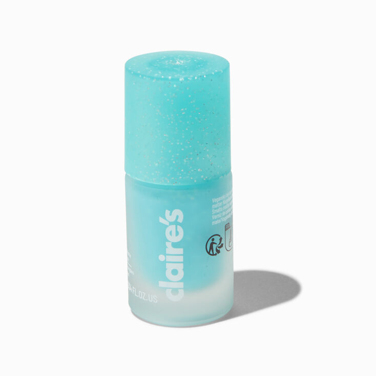 Matte Effect Vegan Nail Polish - Mint Glitter,