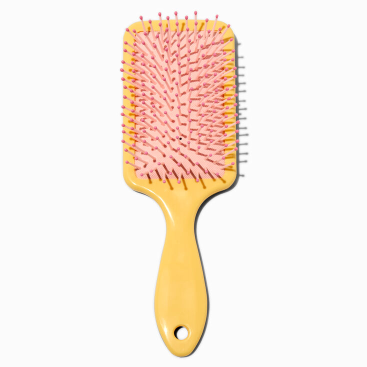 Yellow Daisy Paddle Hair Brush,