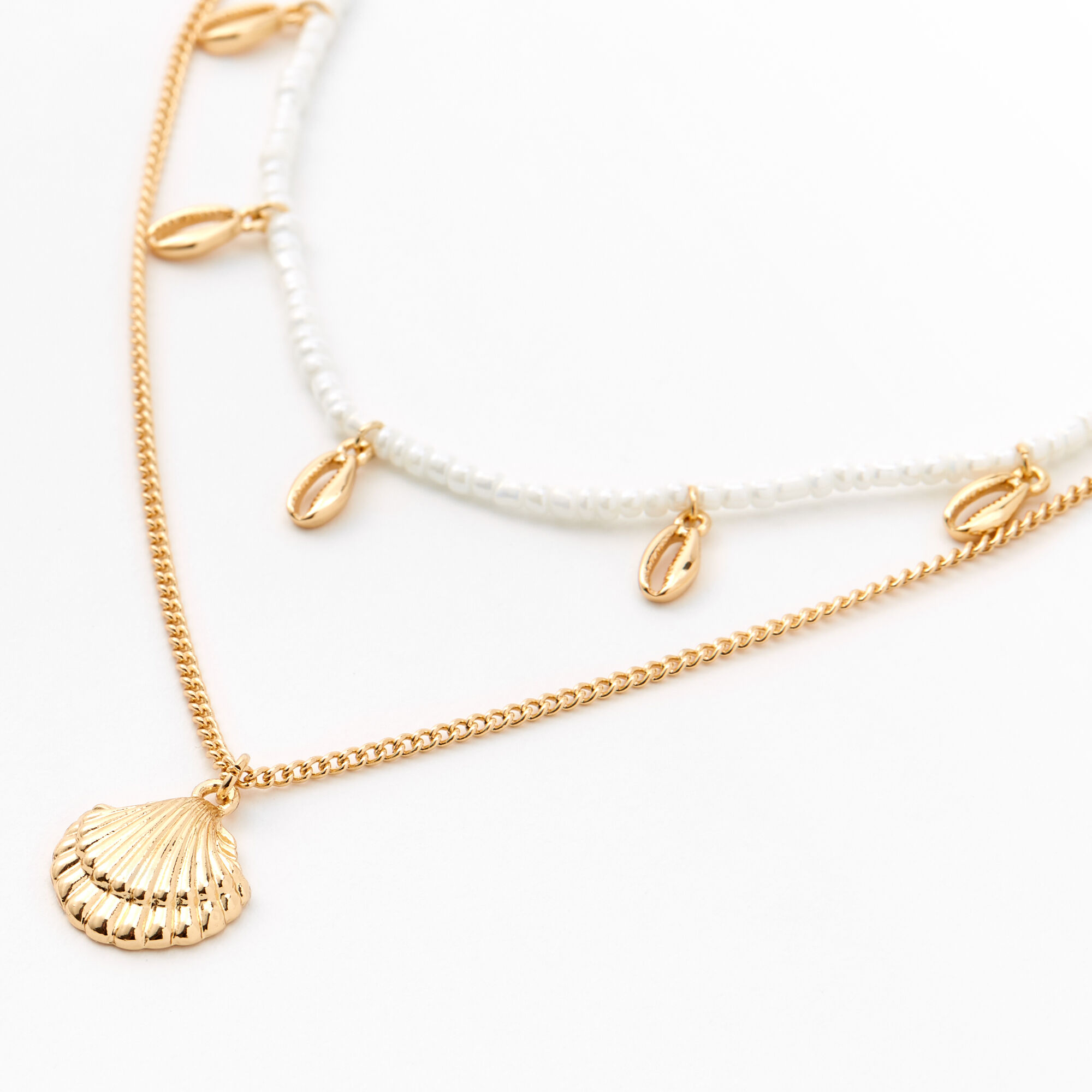 Puka shell necklace claire's top