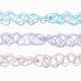 Ras-de-cou effet tatouage ballet ballerine best friends - Lot de 3,