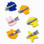 Claire&#39;s Club Hoodie Critters Hair Clips - 6 Pack,