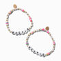 Bracelet &eacute;lastique perl&eacute; &laquo;&nbsp;Bestie&nbsp;&raquo;,