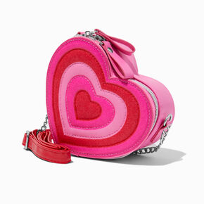 Heartthrob Pink Quilted Crossbody Bag,
