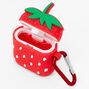 Glitter Strawberry Keychain Lip Gloss Pot,